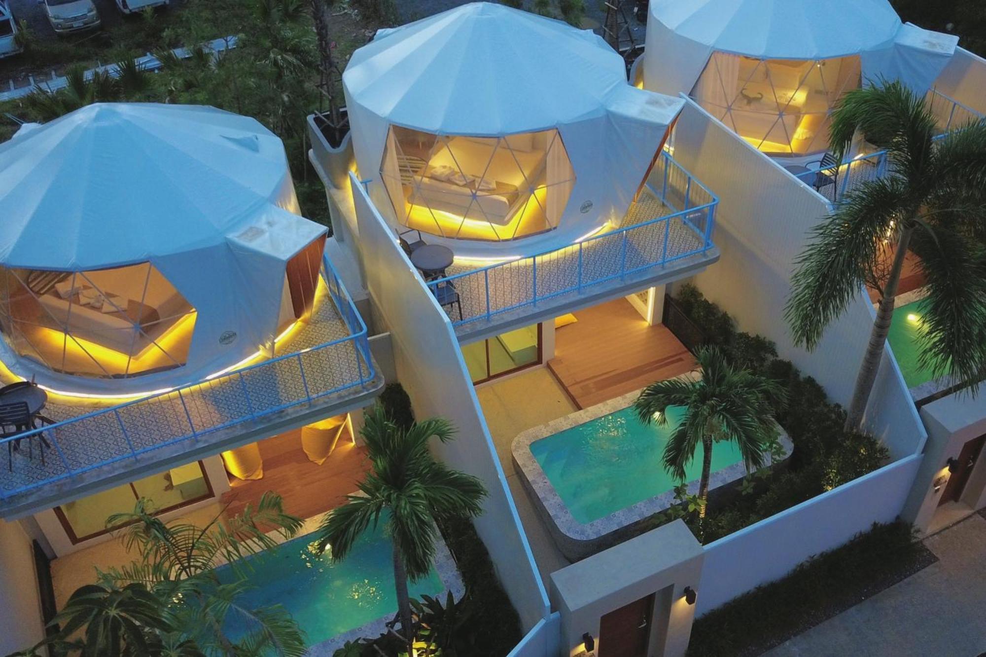 Le Resort And Villas Rawai Ngoại thất bức ảnh The villas at the resort